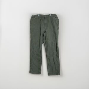 Vintage Carhartt Dungaree Fit Pants Mens Sz 40X34 Moss Green Duck Canvas B11 MOS